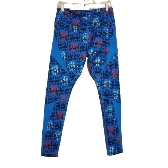 Zella | Women's Geometric Print Full Length Leggings (Size Large) - Picture 1 of 12